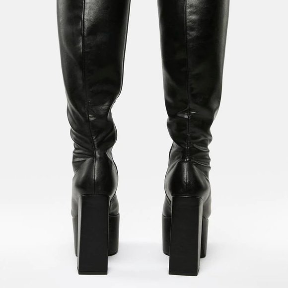 Dolls Kill - Lamoda - Wide Calf Obsession Knee High Boots - Picture 7 of 7